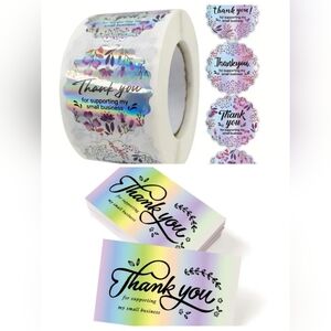 500 Stickers & 50 Cards Thank You!